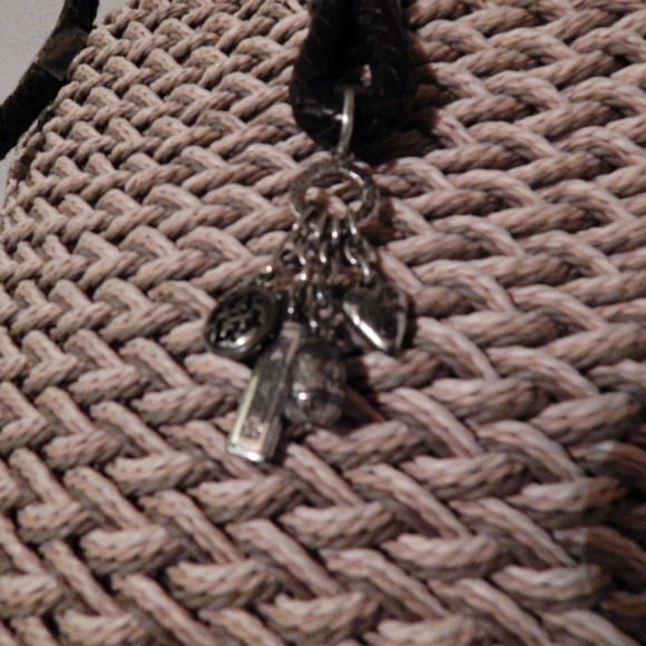 "BRIGHTON"  wicker  tote' - Picture 3 of 5